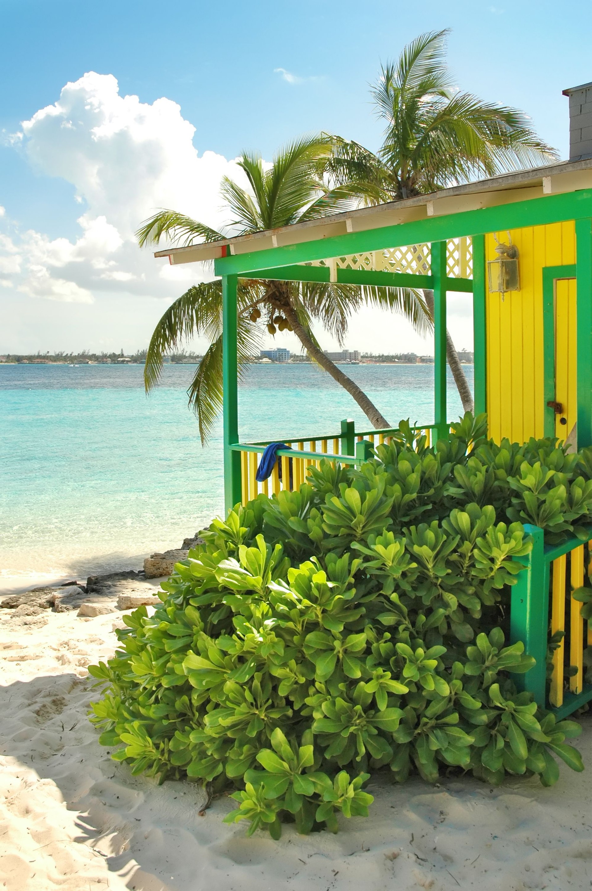 yellow cabana